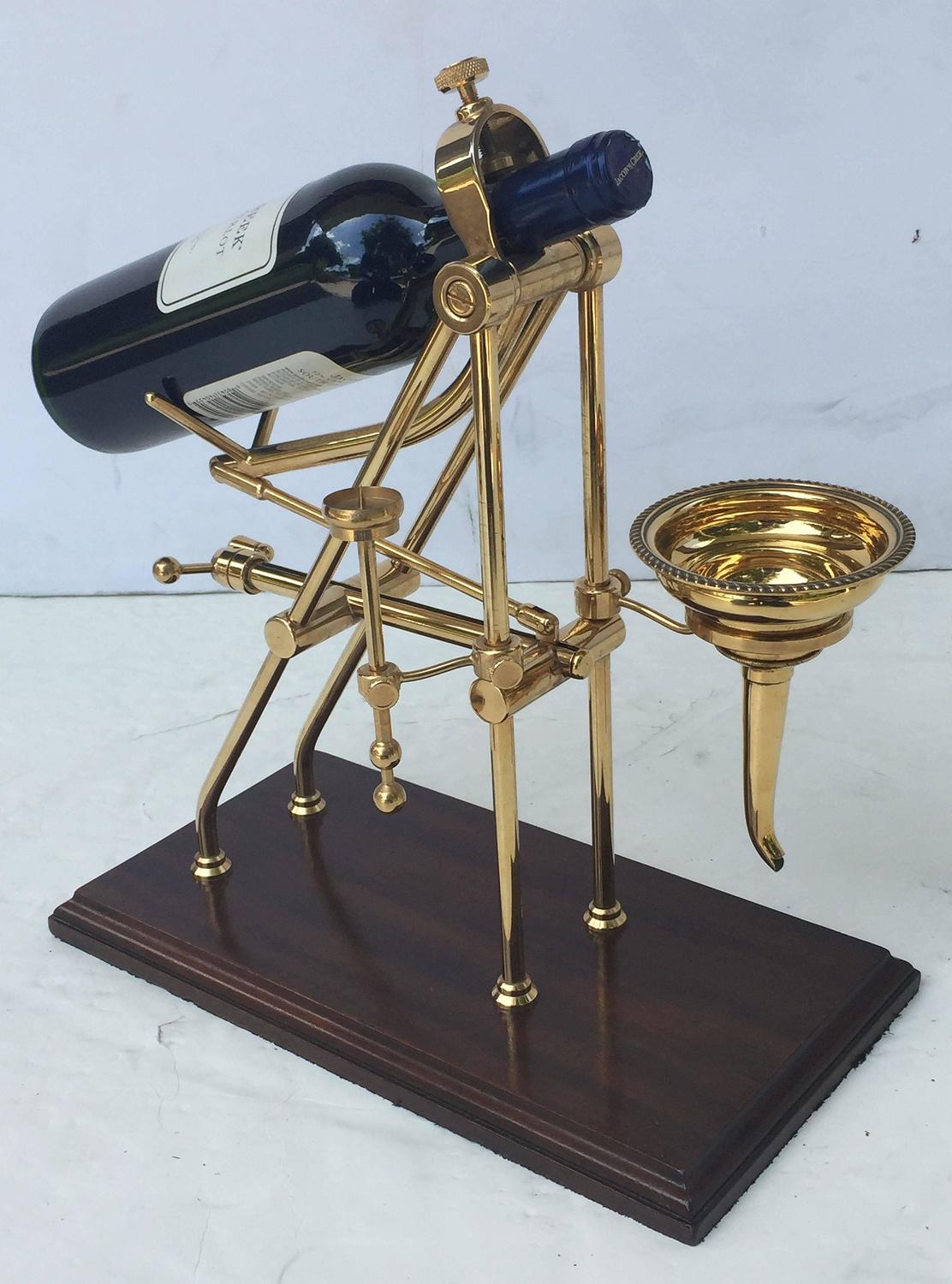 English Vintage Port Wine Decanting Cradle at 1stdibs