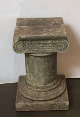 English Garden Stone Plinth in the Classical Style