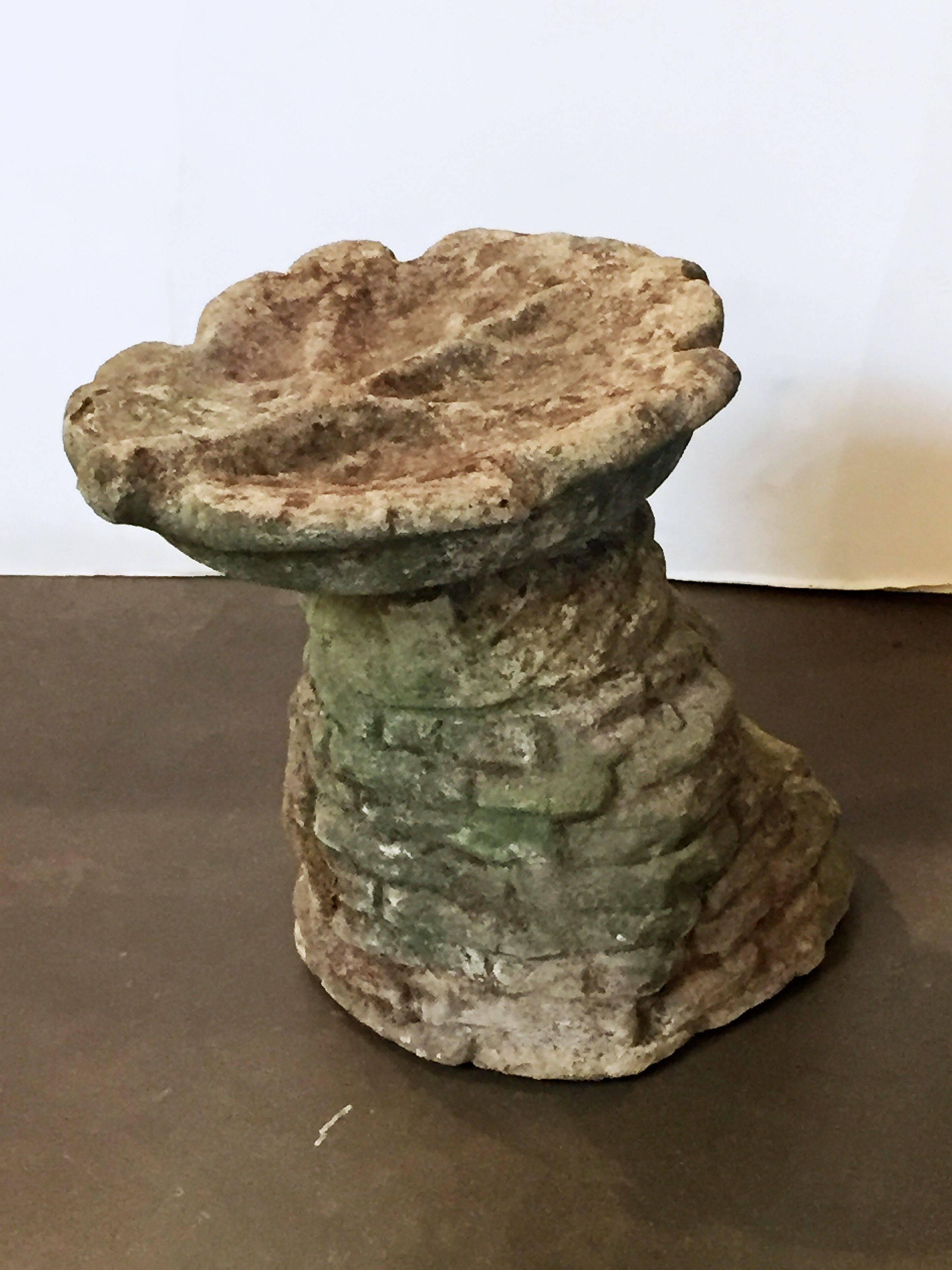 English Garden Stone Bird Bath and Feeder 4