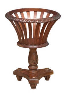English Plant Stand or Jardiniere of Mahogany from the Edwardian Era