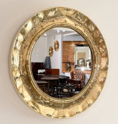 French Modern 'Constellation' Round Mirror by Fitterman - Paris (Dia 25 7/8)