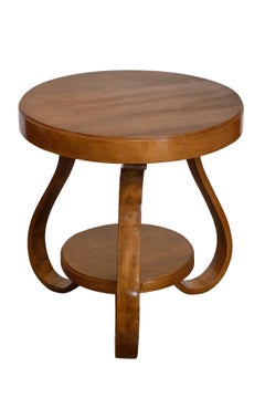 Art Deco Round Occasional or Side Table from Italy
