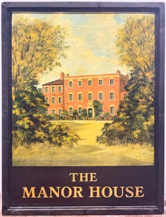 English Pub Sign, "The Manor House"