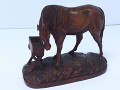 Black Forest Carving of a Horse
