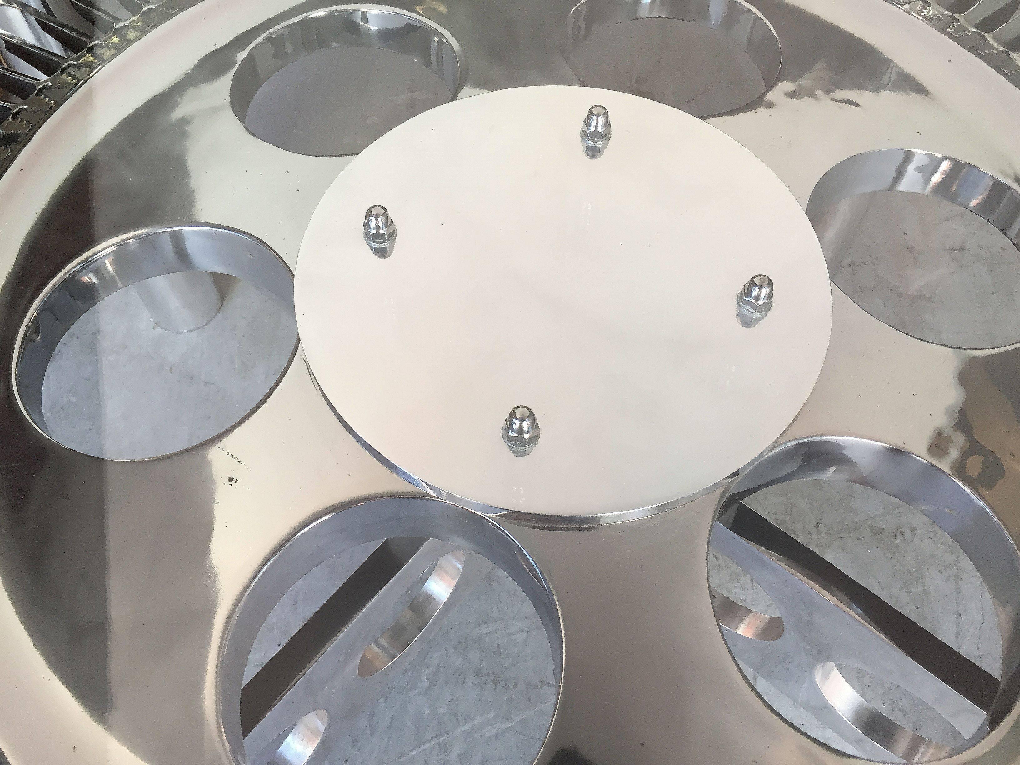 Steel Rolls Royce Jet Engine Impeller Low Table from England