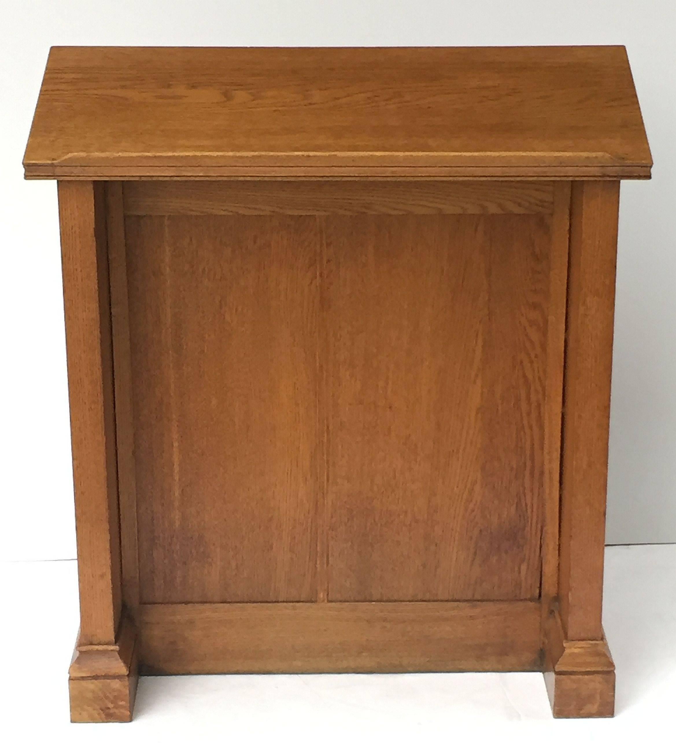 Oak English Ecclesiastical Lectern in the Gothic Style