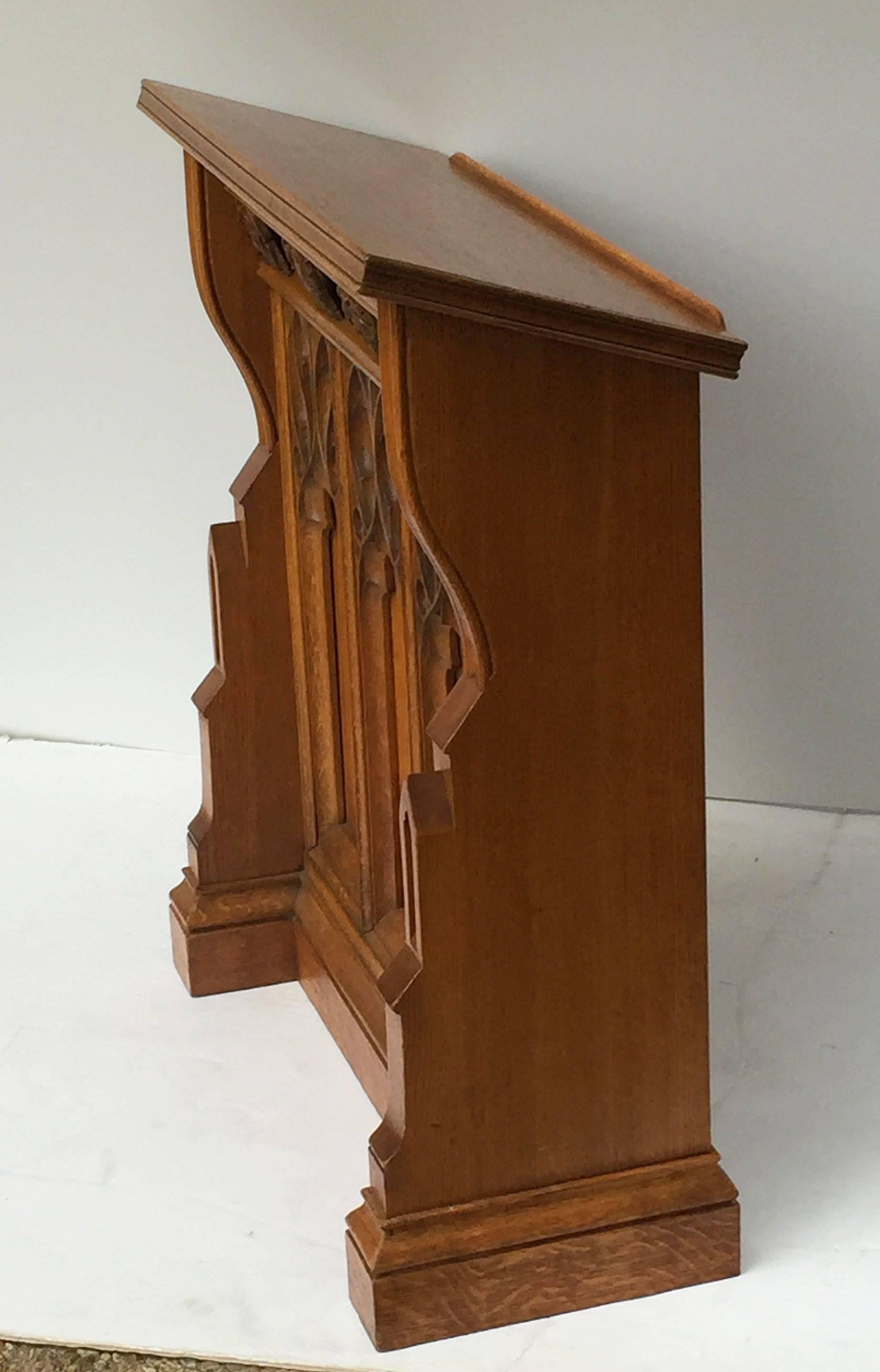 English Ecclesiastical Lectern in the Gothic Style 3
