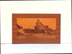 Large Scottish Marquetry Panel of Dunvegan Castle