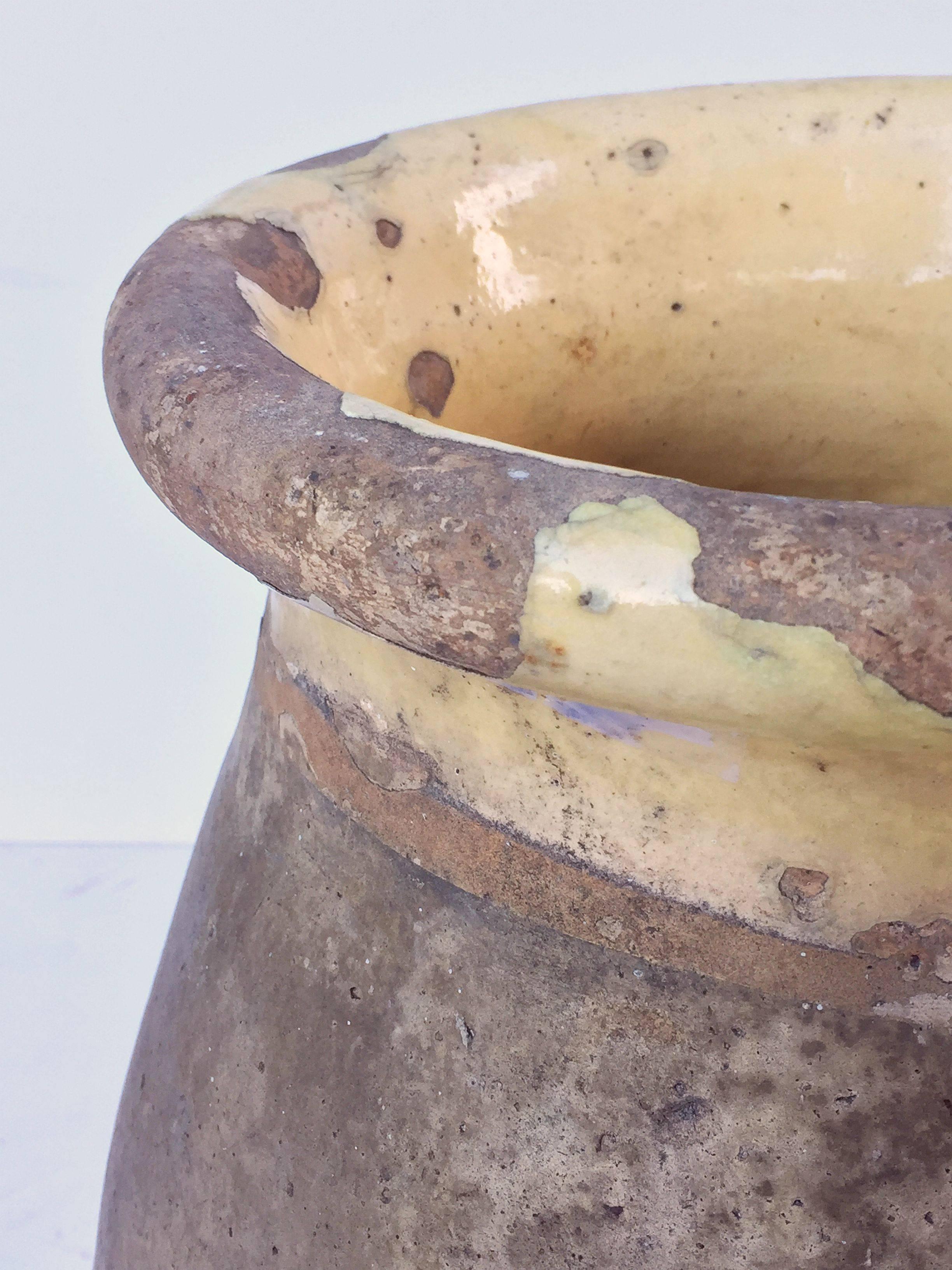 19th Century Biot Garden Urn or Oil Jar from France