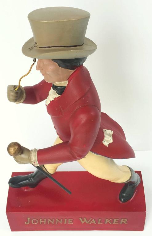 Large Vintage Johnnie Walker Scotch Whisky Figure