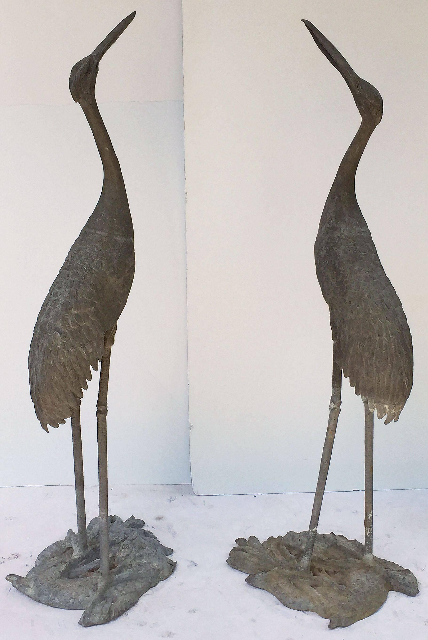 hand carved water birds