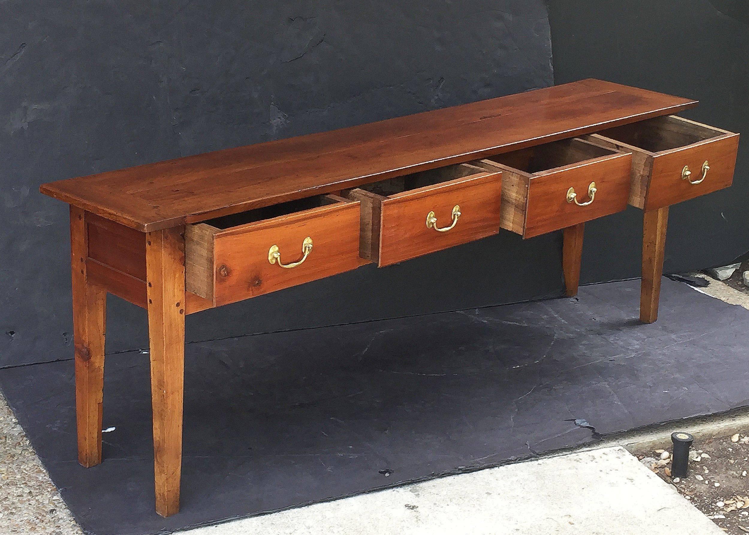 French Console Server or Sideboard of Cherry 3
