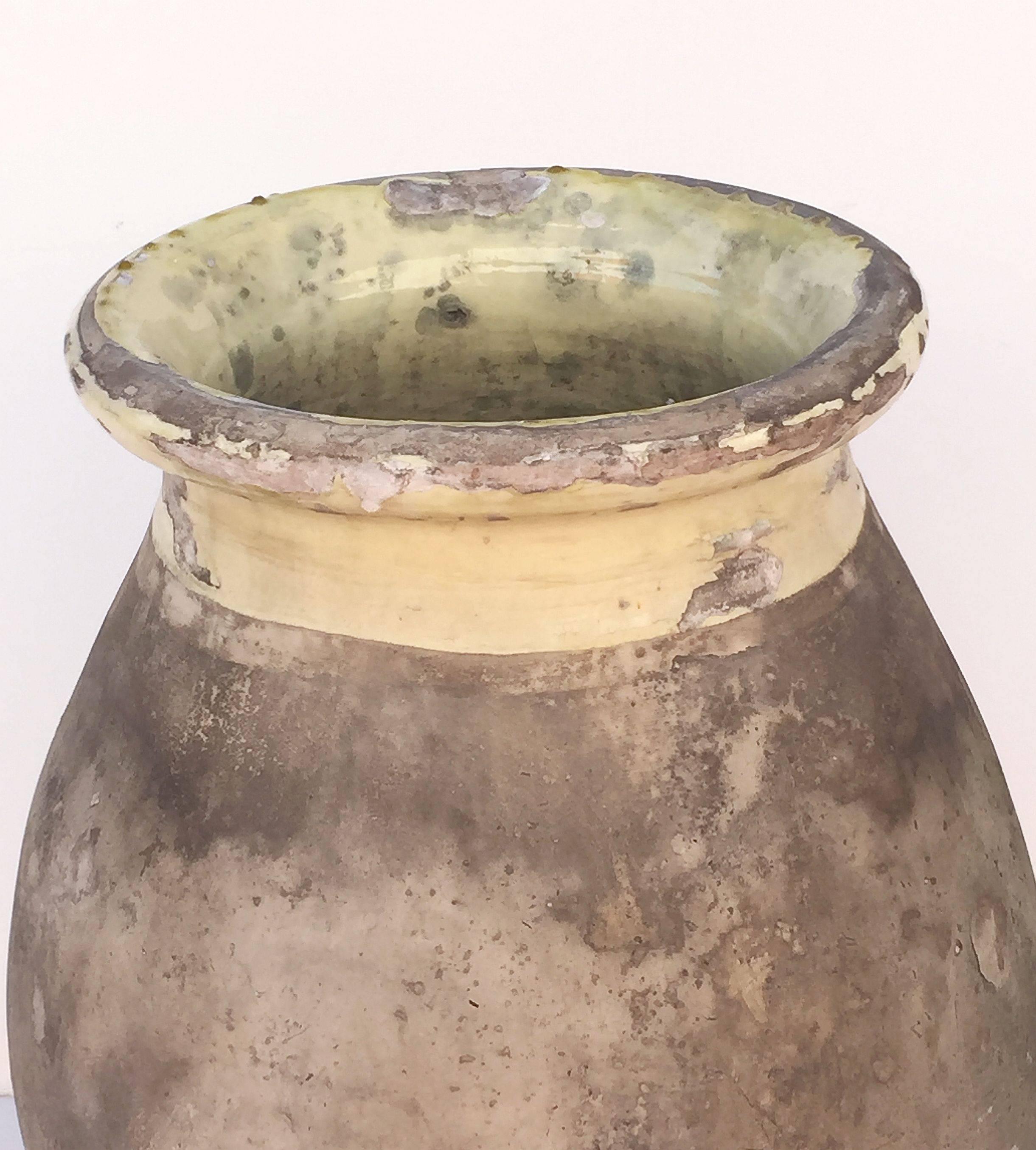 Large Biot Garden Urn or Oil Jar from France In Good Condition In Austin, TX