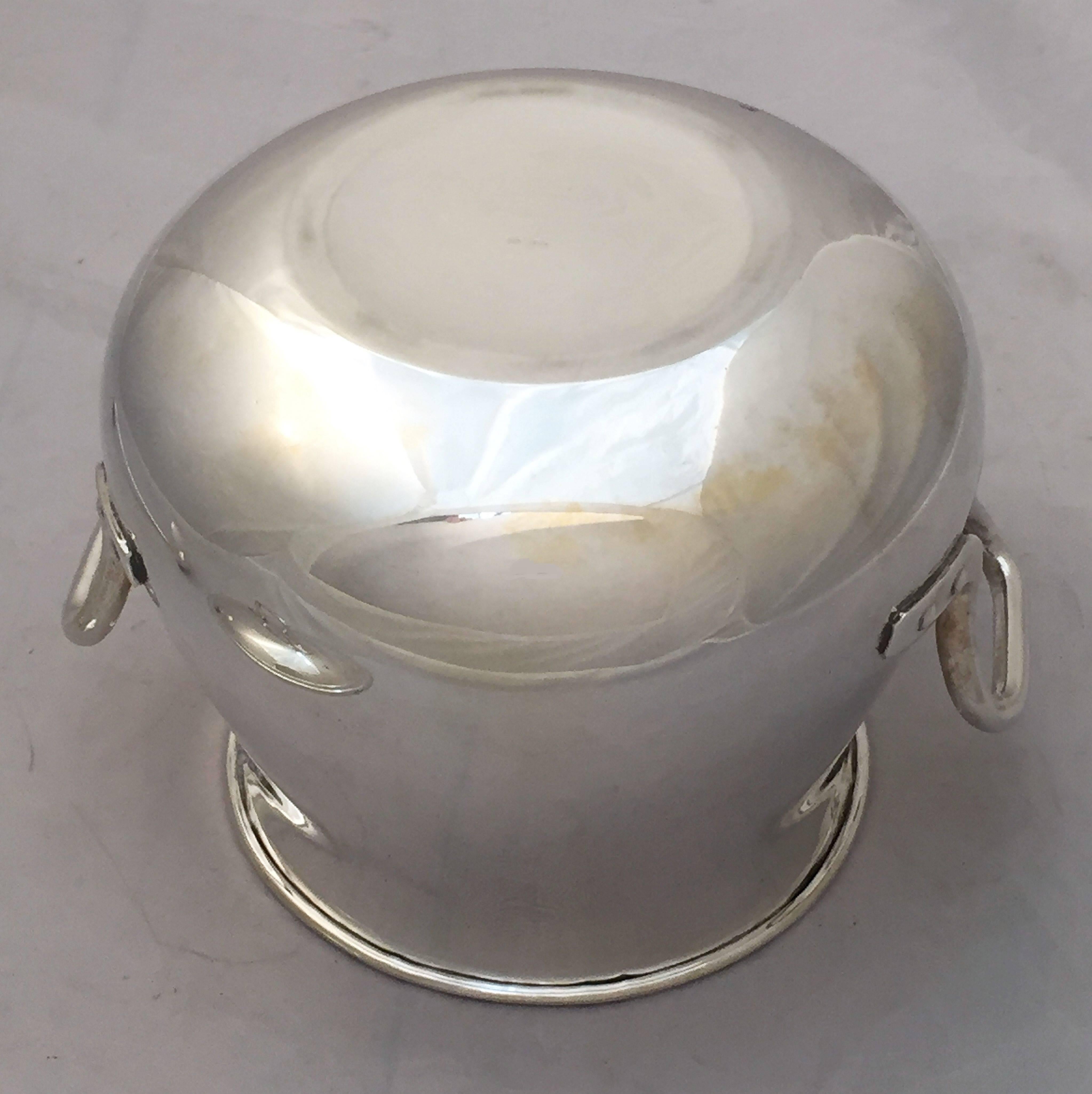Silberne Servierschale oder Terrine aus Frankreich mit Deckel und Schöpfkelle im Angebot 3