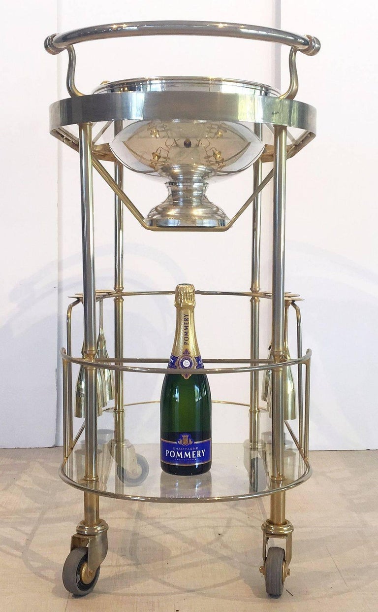 Art Deco Champagne Bar Cart by Pommery at 1stDibs art deco champagne