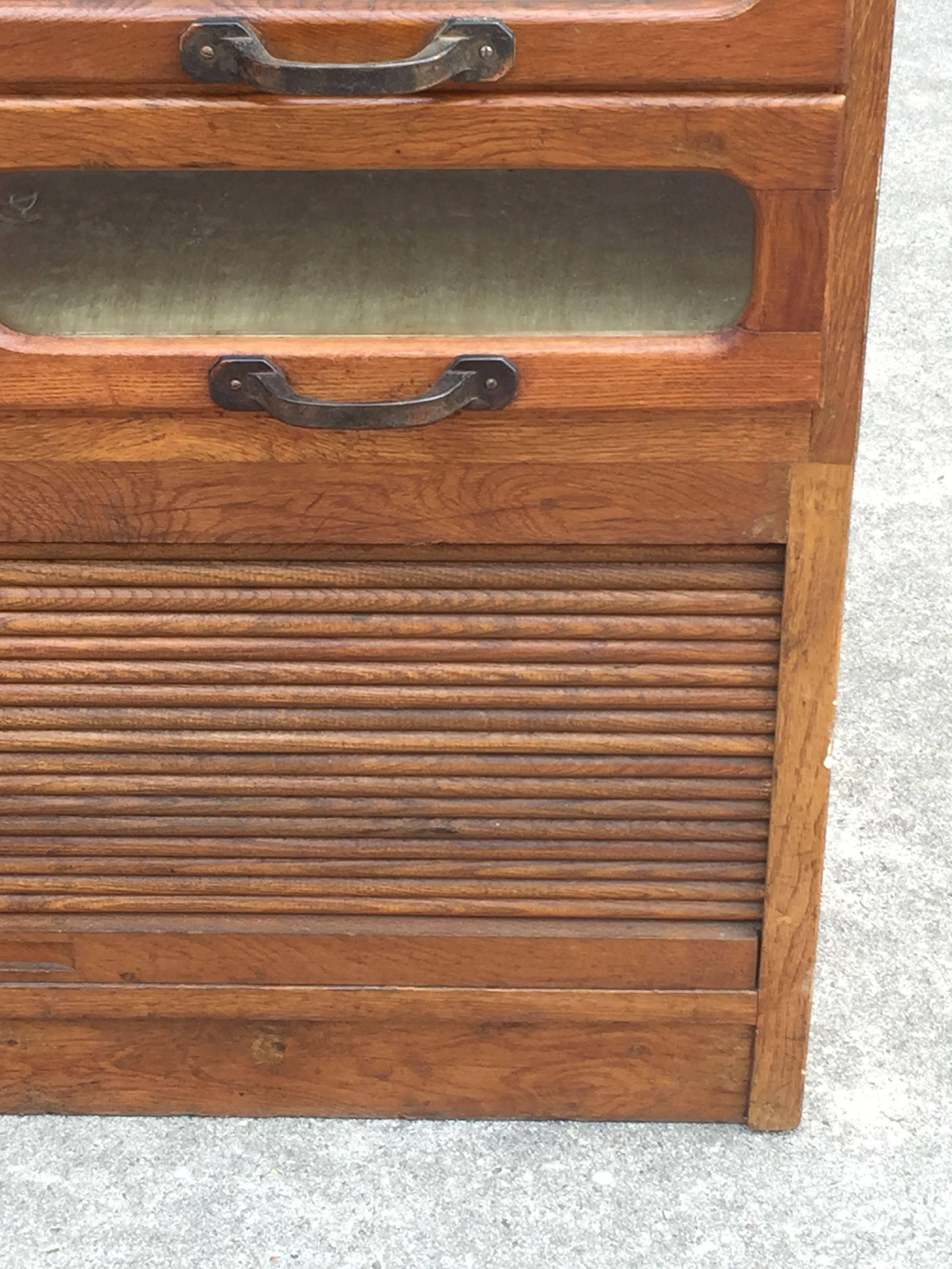 Grande armoire anglaise Haberdasher 2