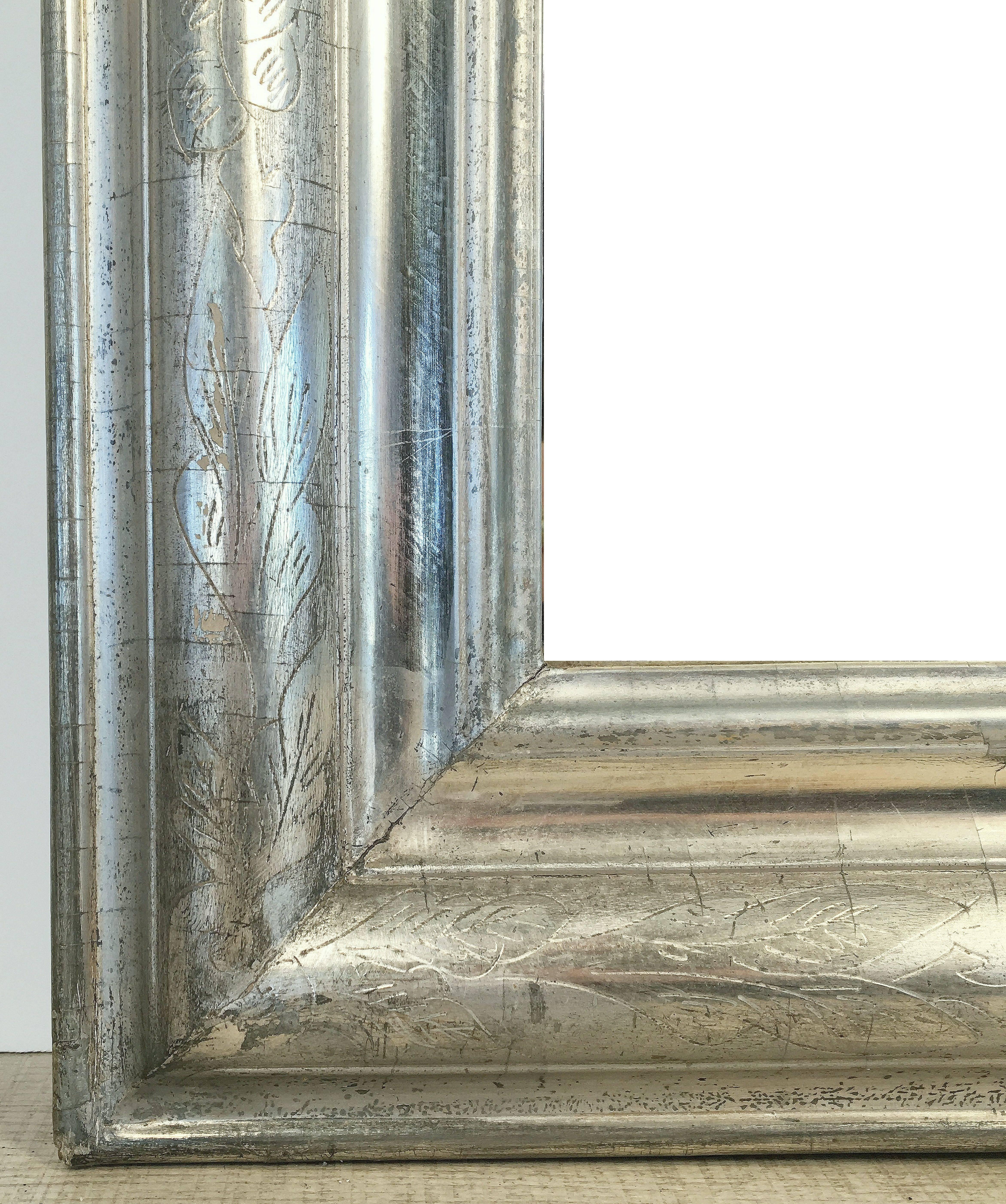Louis Philippe Silver Gilt Mirror (H 46 x W 30 1/2) 3