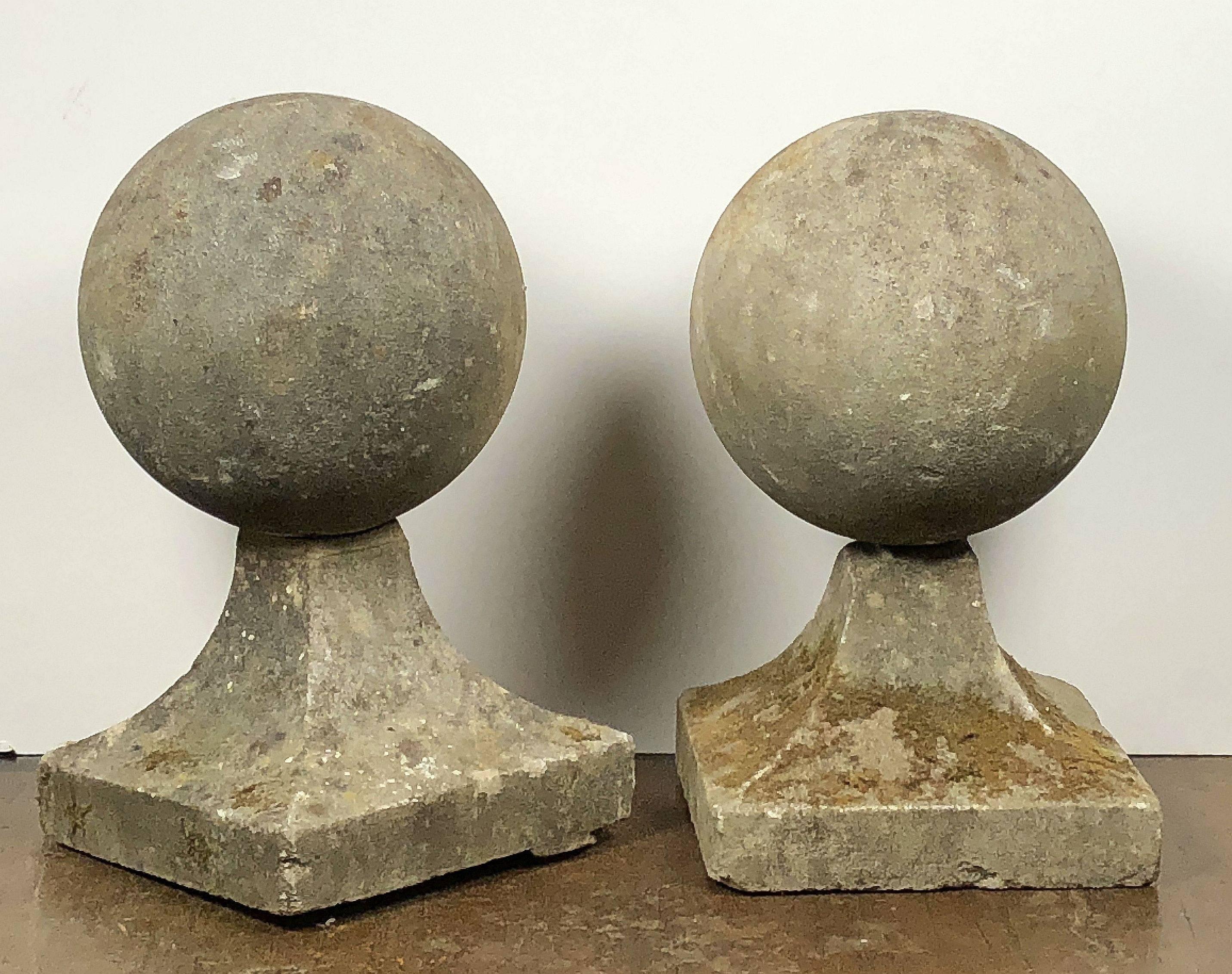 English Garden Stone Coping Balls 'Individually Priced' In Excellent Condition In Austin, TX