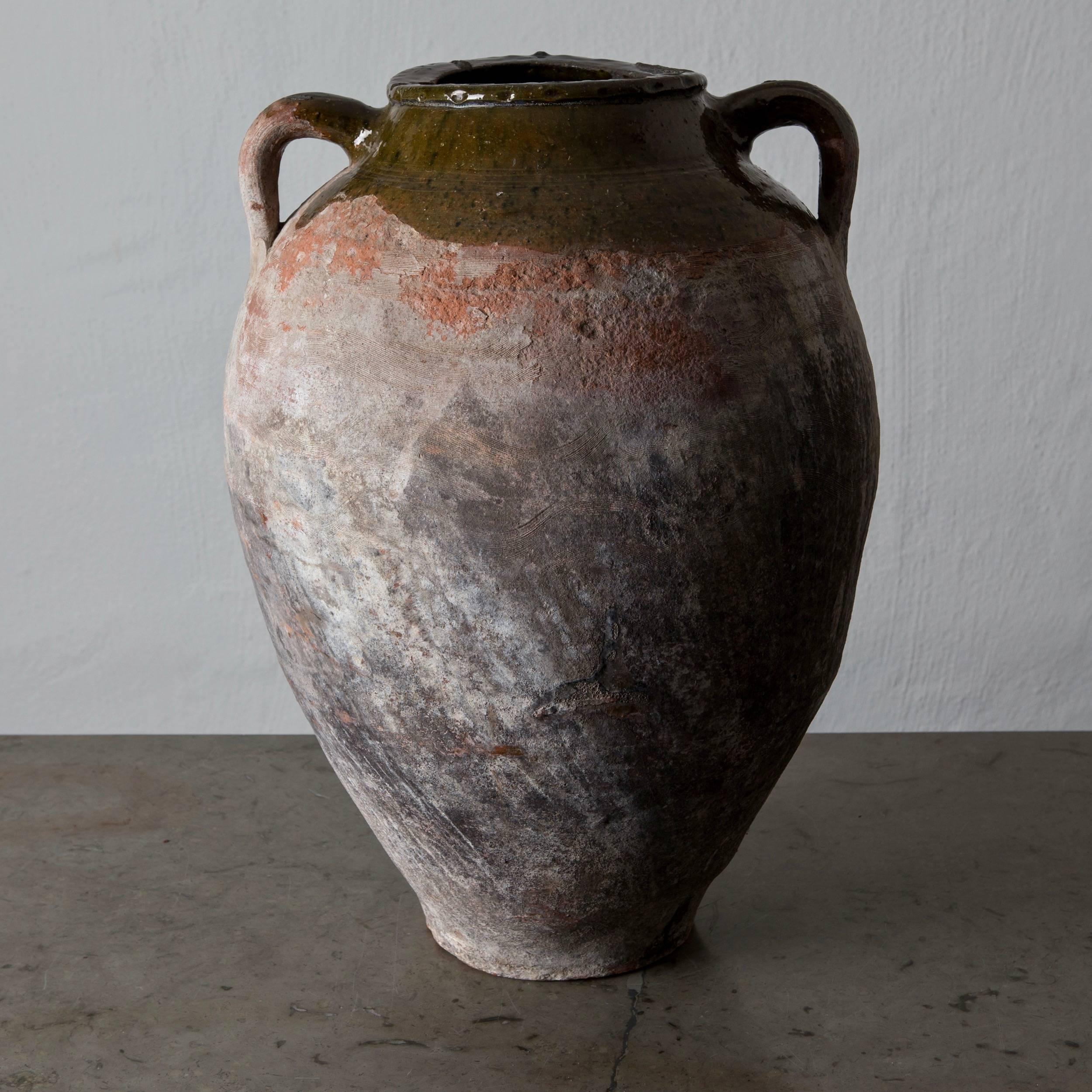 Primitive Jar Urn Italy Large 19th Century Europe