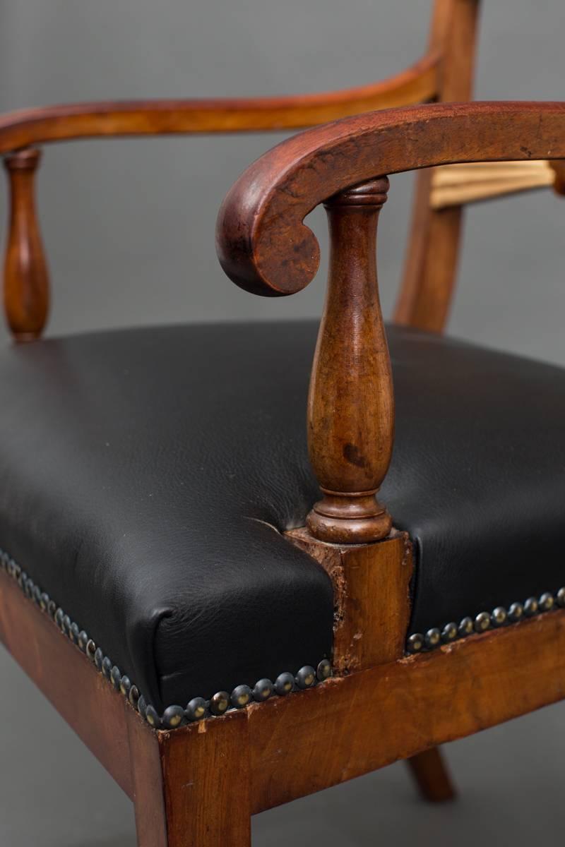 XIXe siècle Ensemble de quatre fauteuils anglais du 19ème siècle Angleterre  en vente