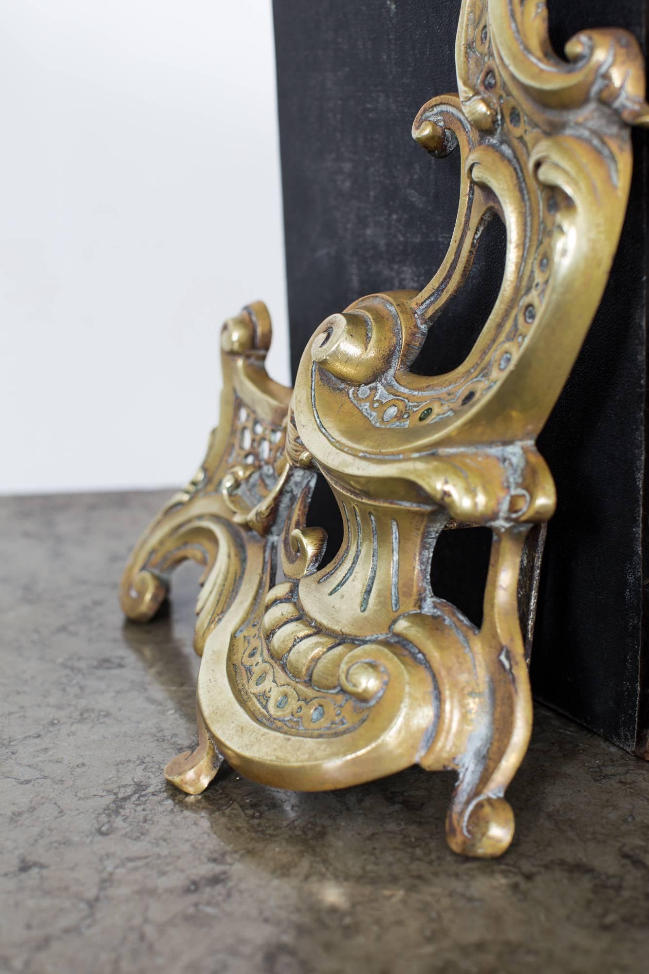 Pair of Bookends Rococo Style Europe In Good Condition In New York, NY