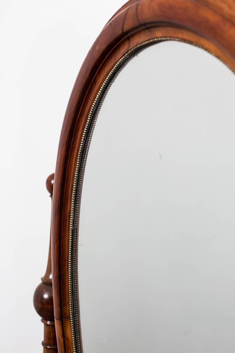 Mirror Standing Mahogany Early 19th Century In Good Condition In New York, NY