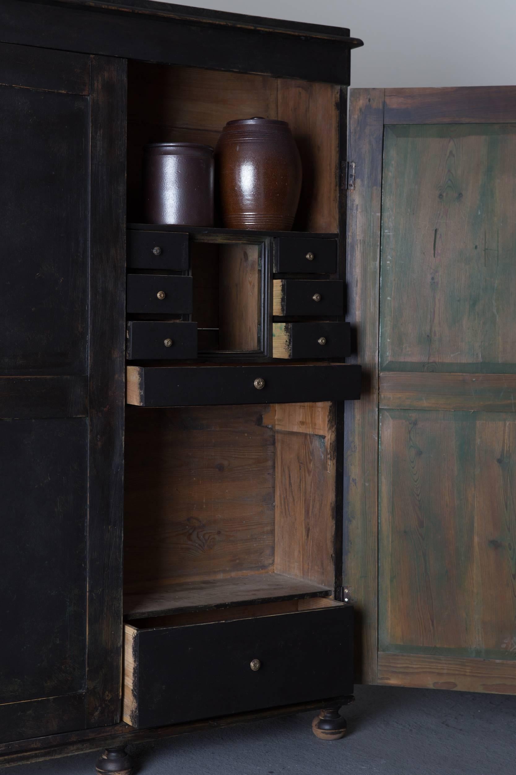 Cabinet Swedish Black 19th Century Sweden 1