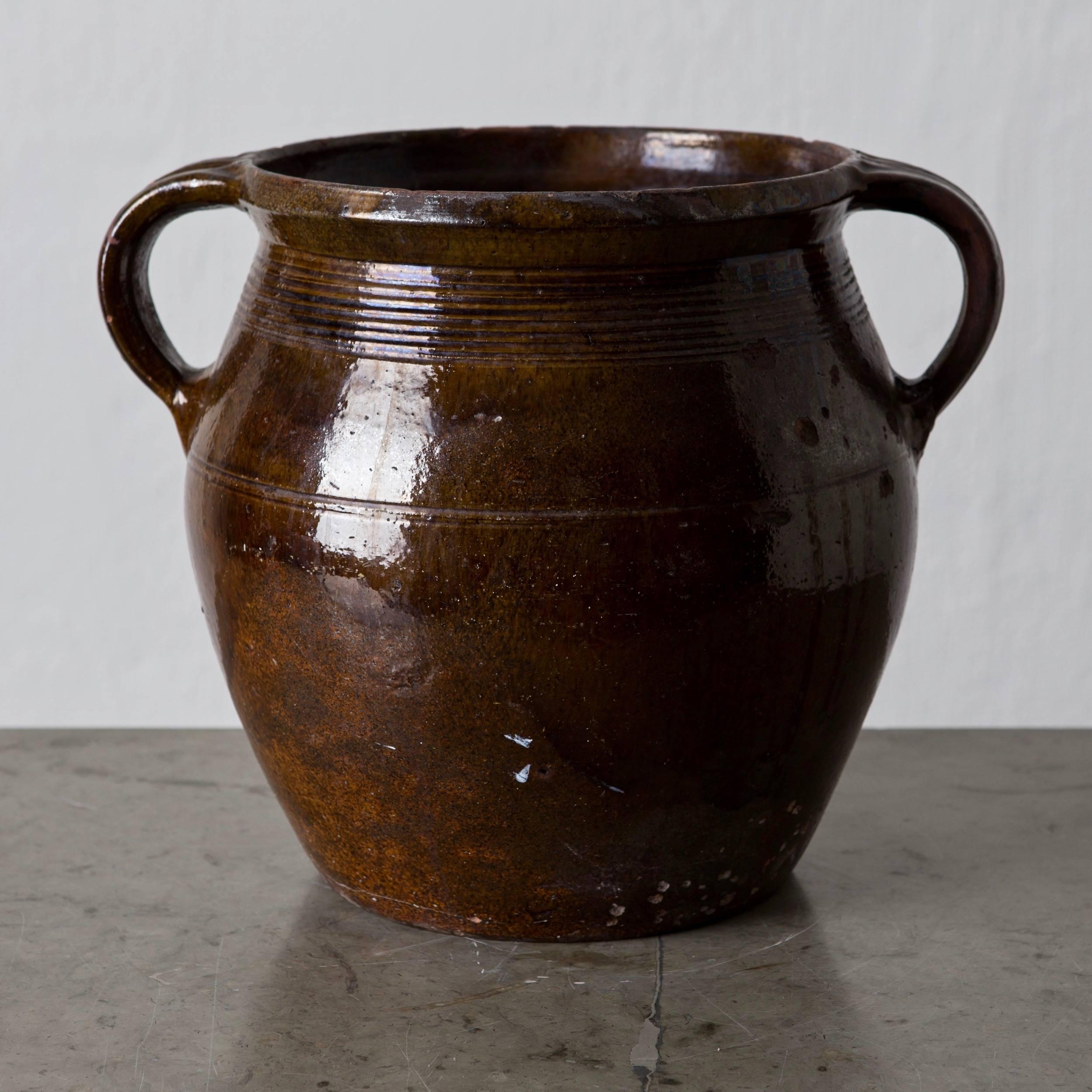 Pottery Jar Swedish, 19th Century, Sweden In Good Condition In New York, NY