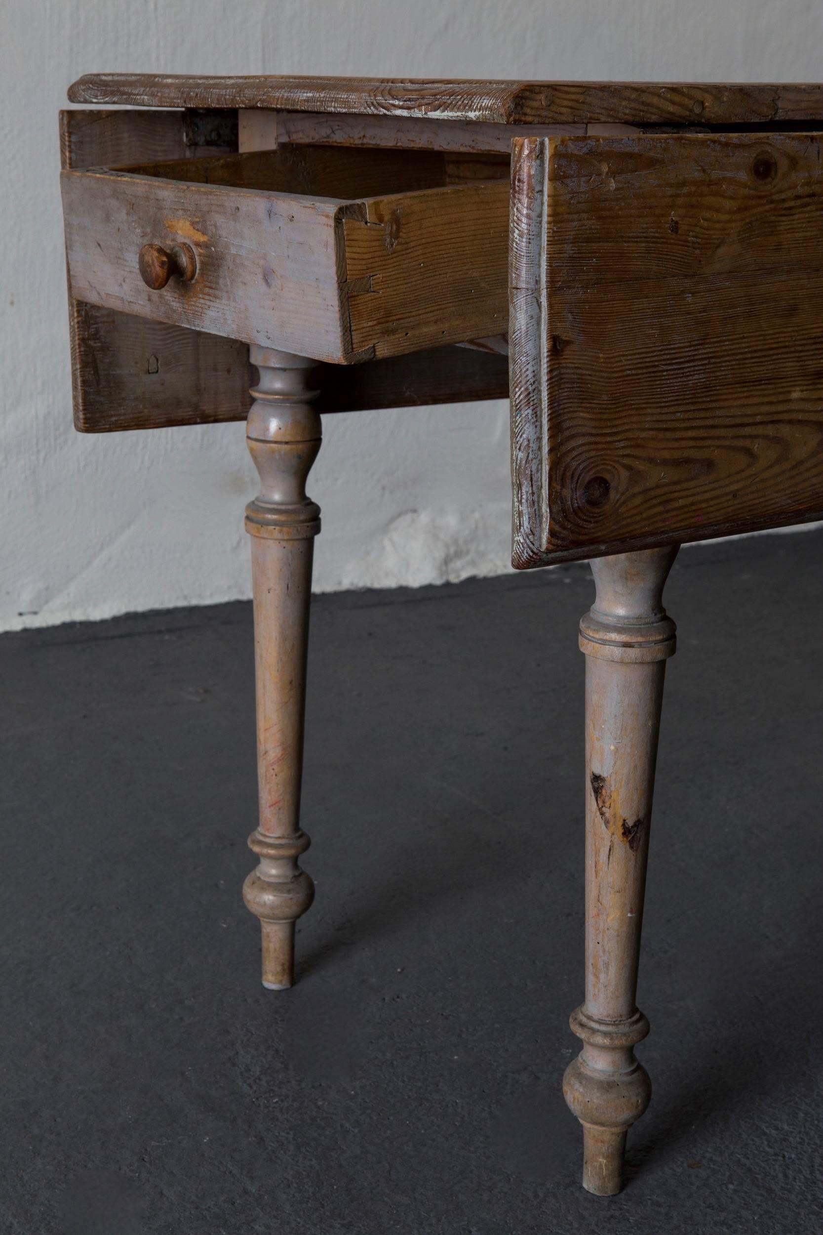 Table Drop Leaf, 19th Century, Sweden 3