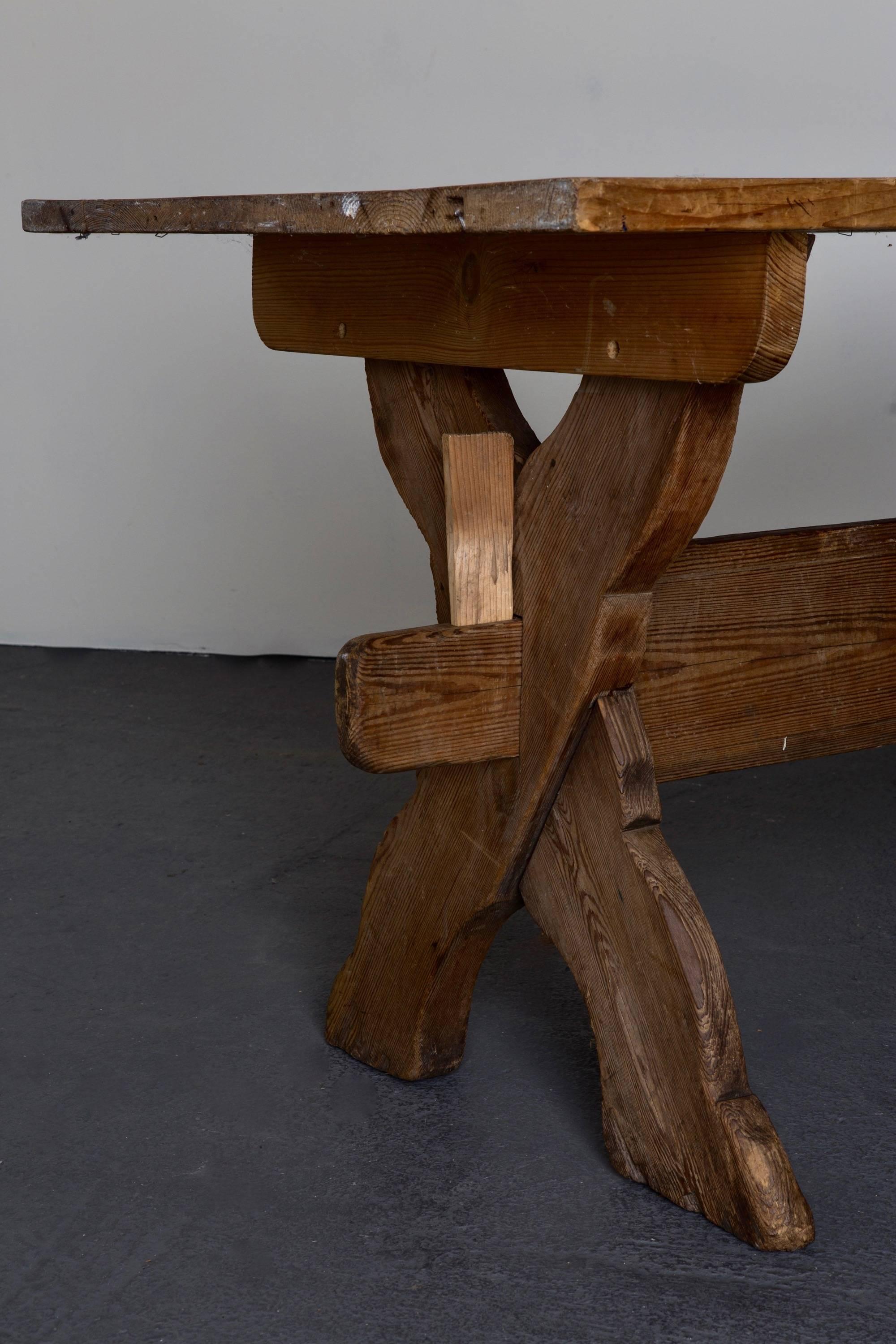 Table Trestle Swedish, 19th Century, Sweden 2