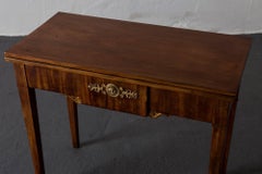 Mesa de juego Sueca Karl Johan, Siglo XIX,  Caoba claro Suecia