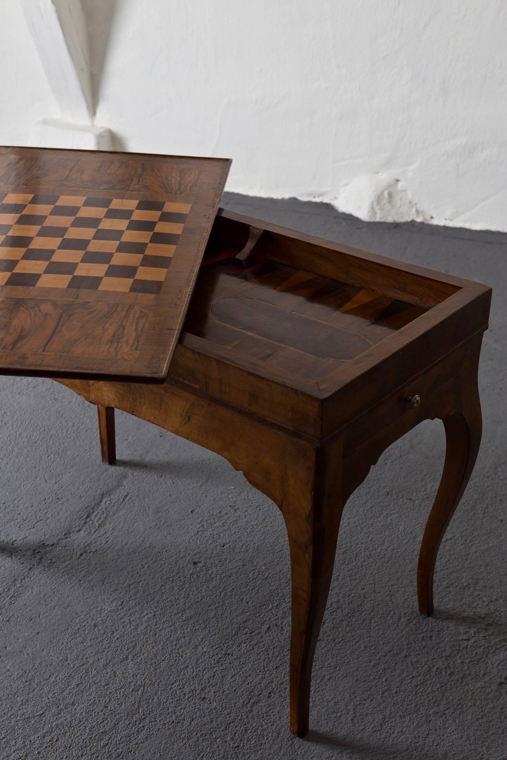 Table Game Swedish Rococo, 18th Century, Sweden 2