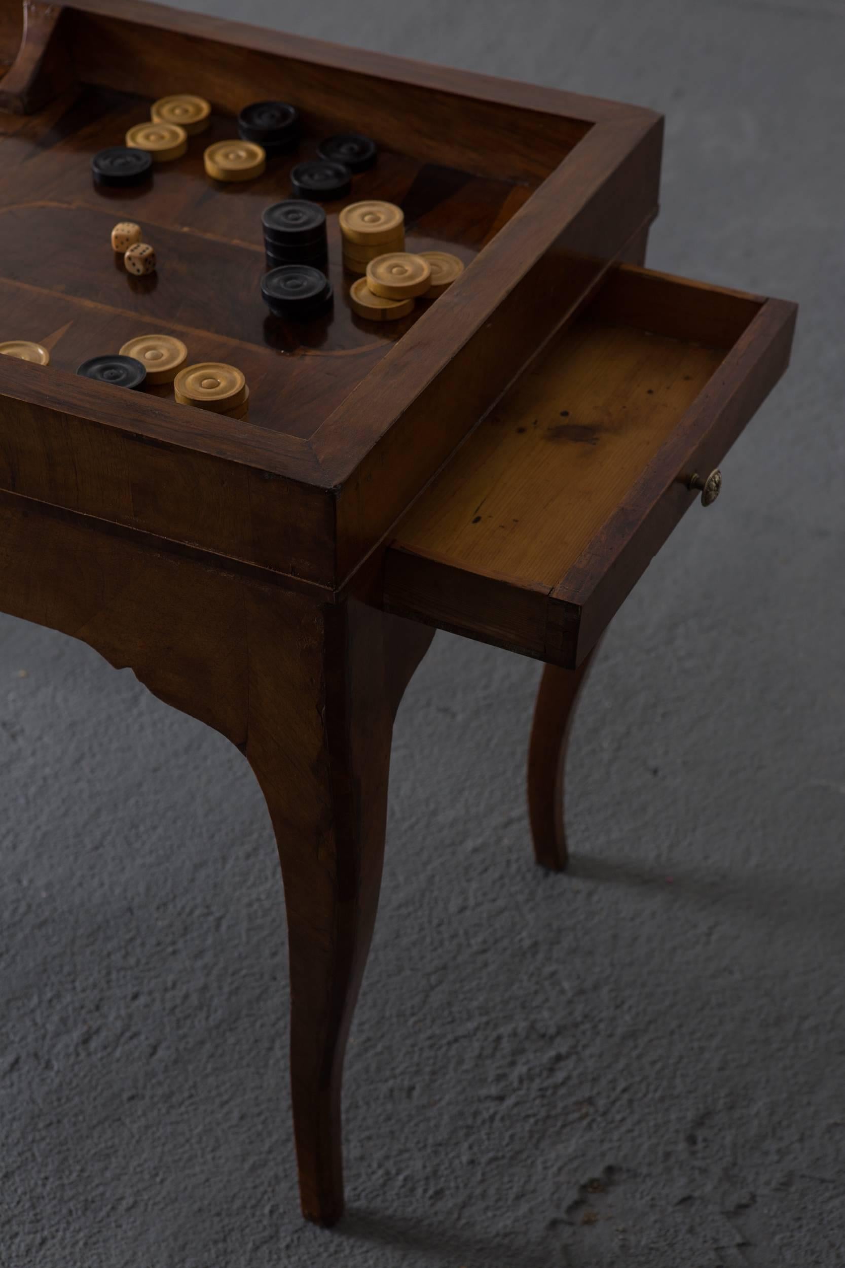 Table Game Swedish Rococo, 18th Century, Sweden 5