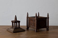 Boîte à tabac suédoise, pierre du XIXe siècle, Suède