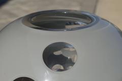 Cased Glass Murano Vase with Polished Lenses by Mazzega