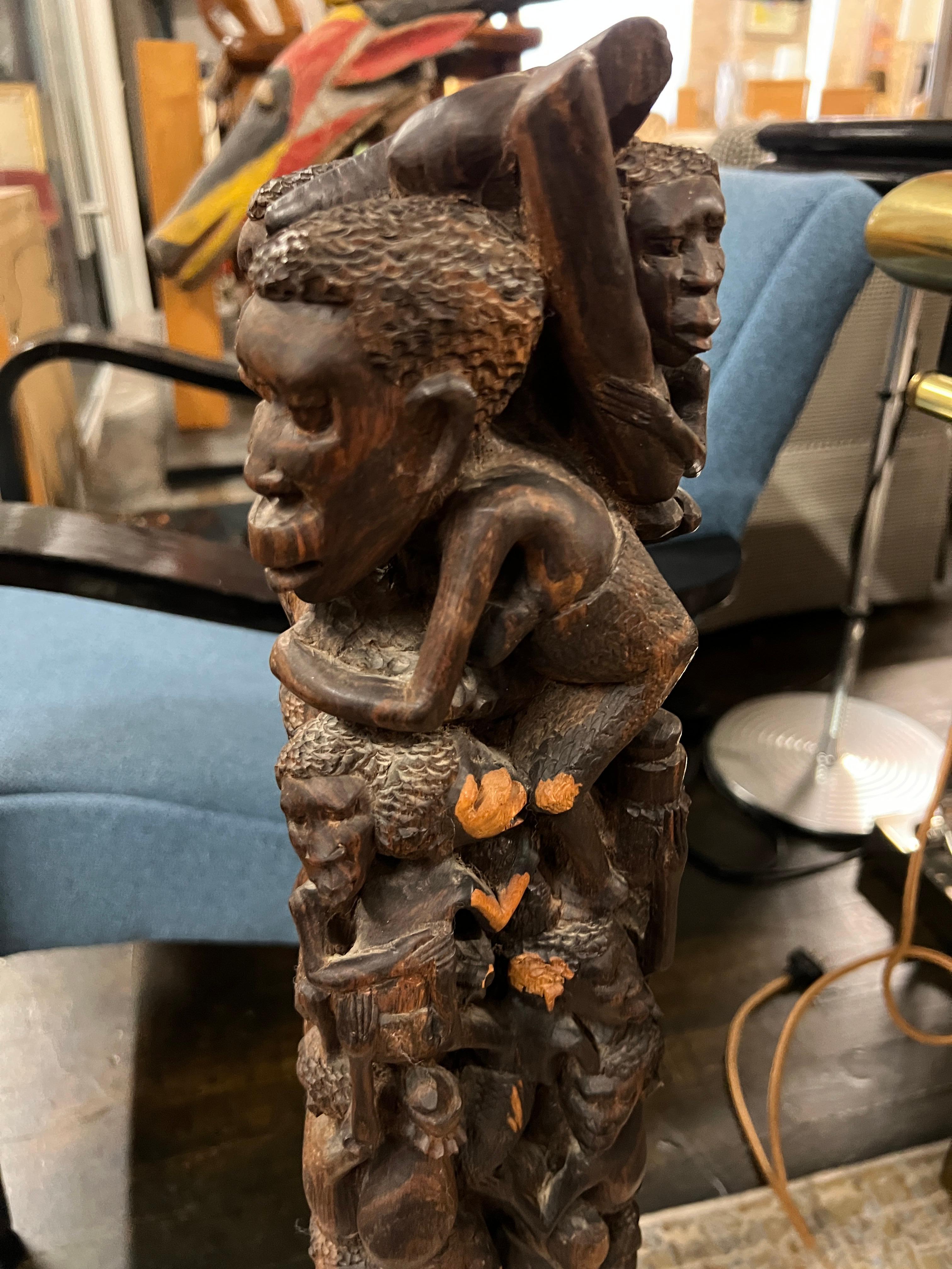 African Carved Wood 