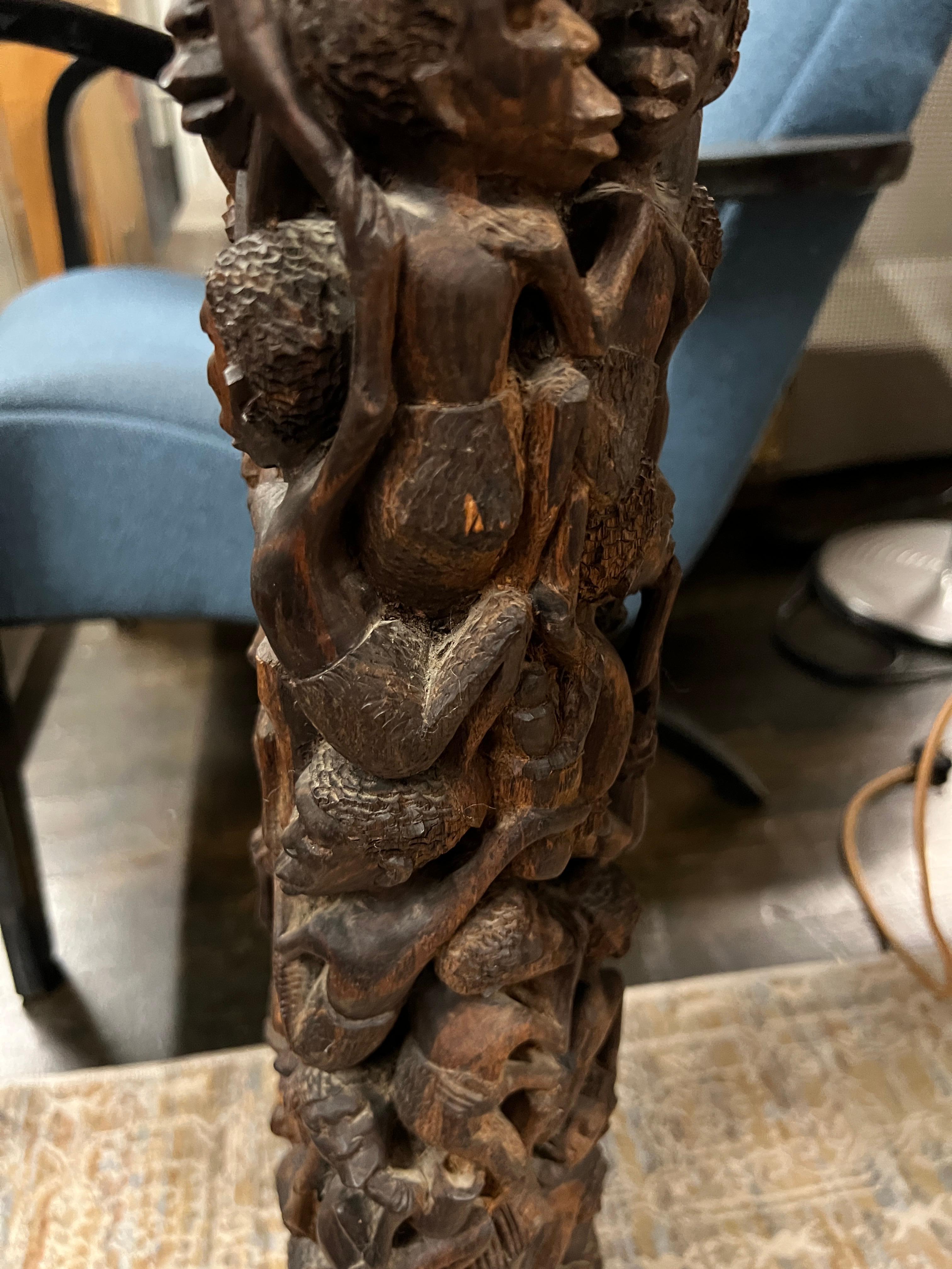 African Carved Wood 
