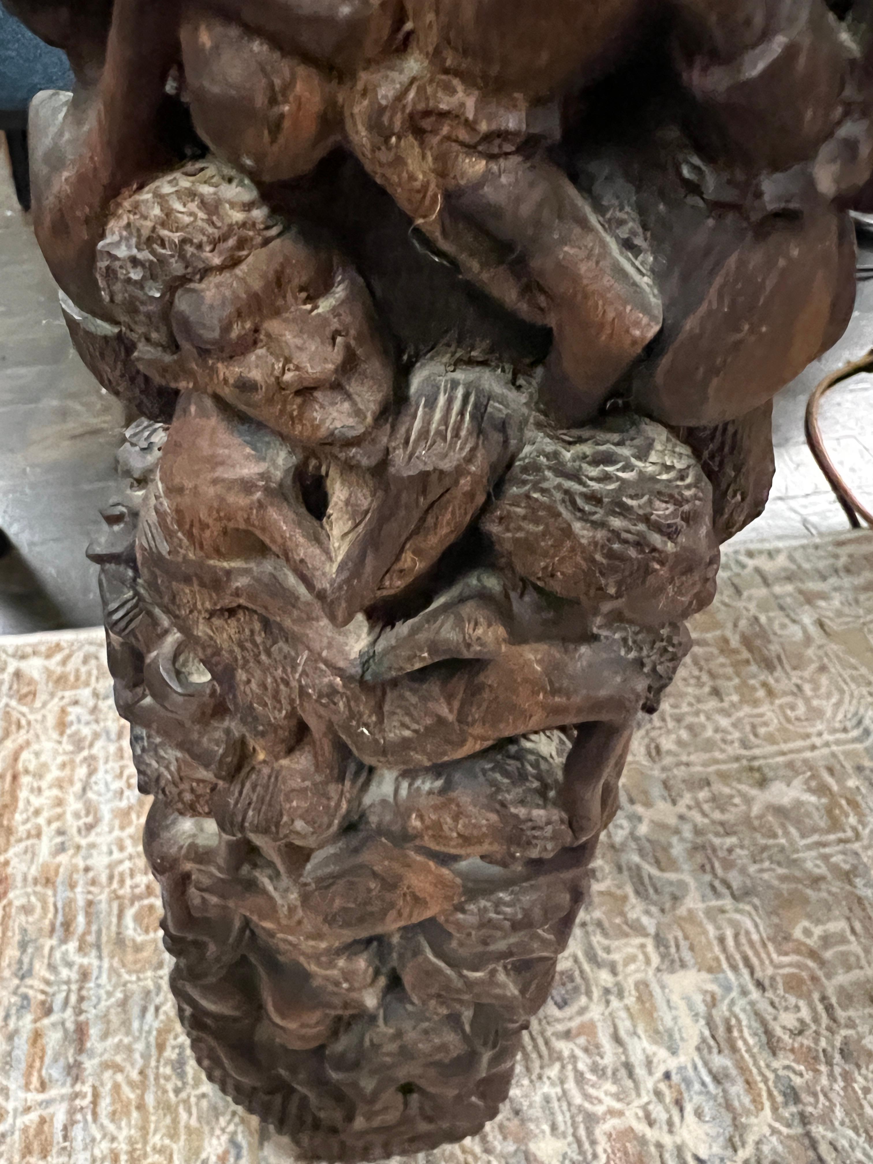 African Carved Wood 