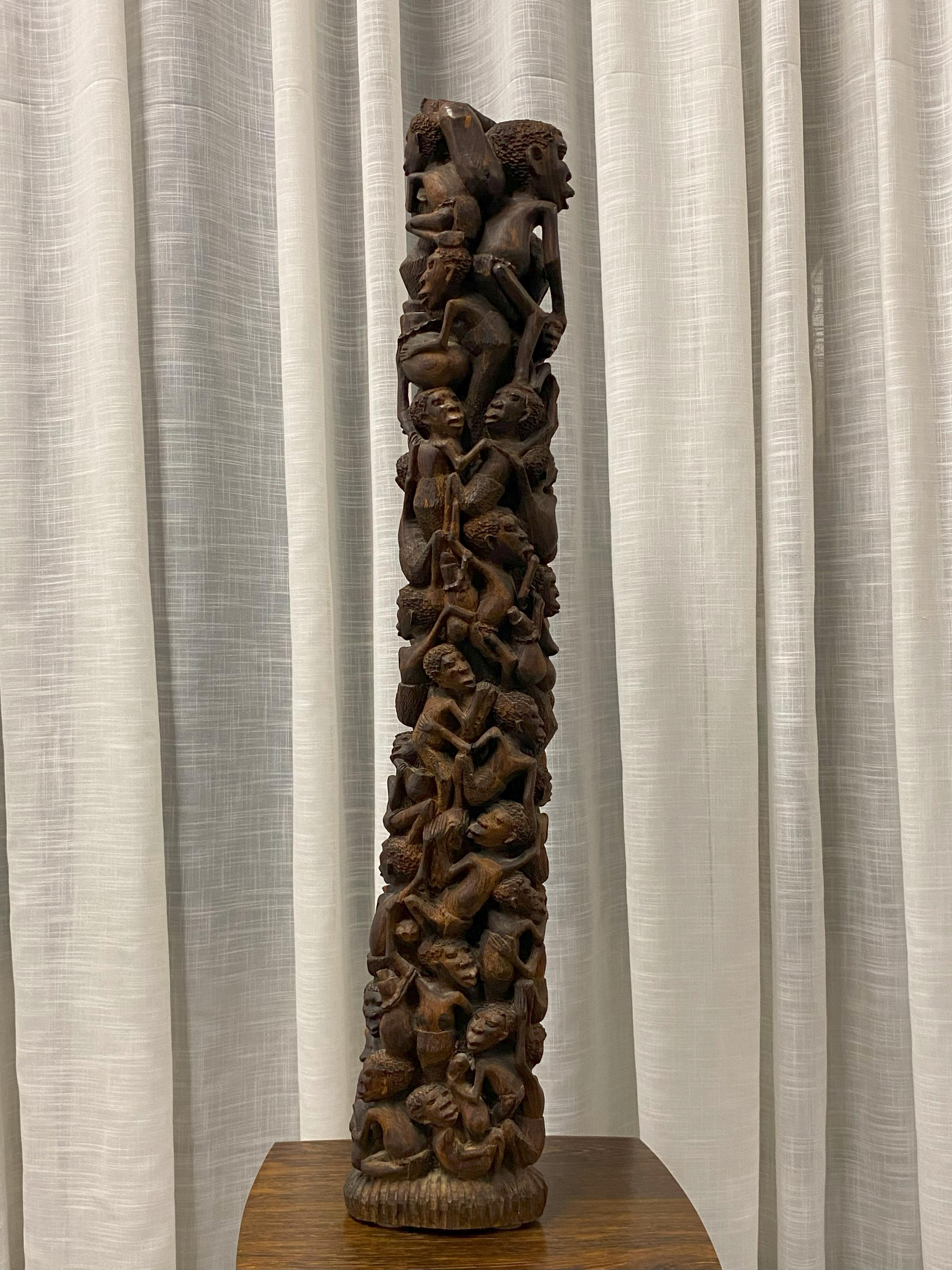 Tribal African Carved Wood 