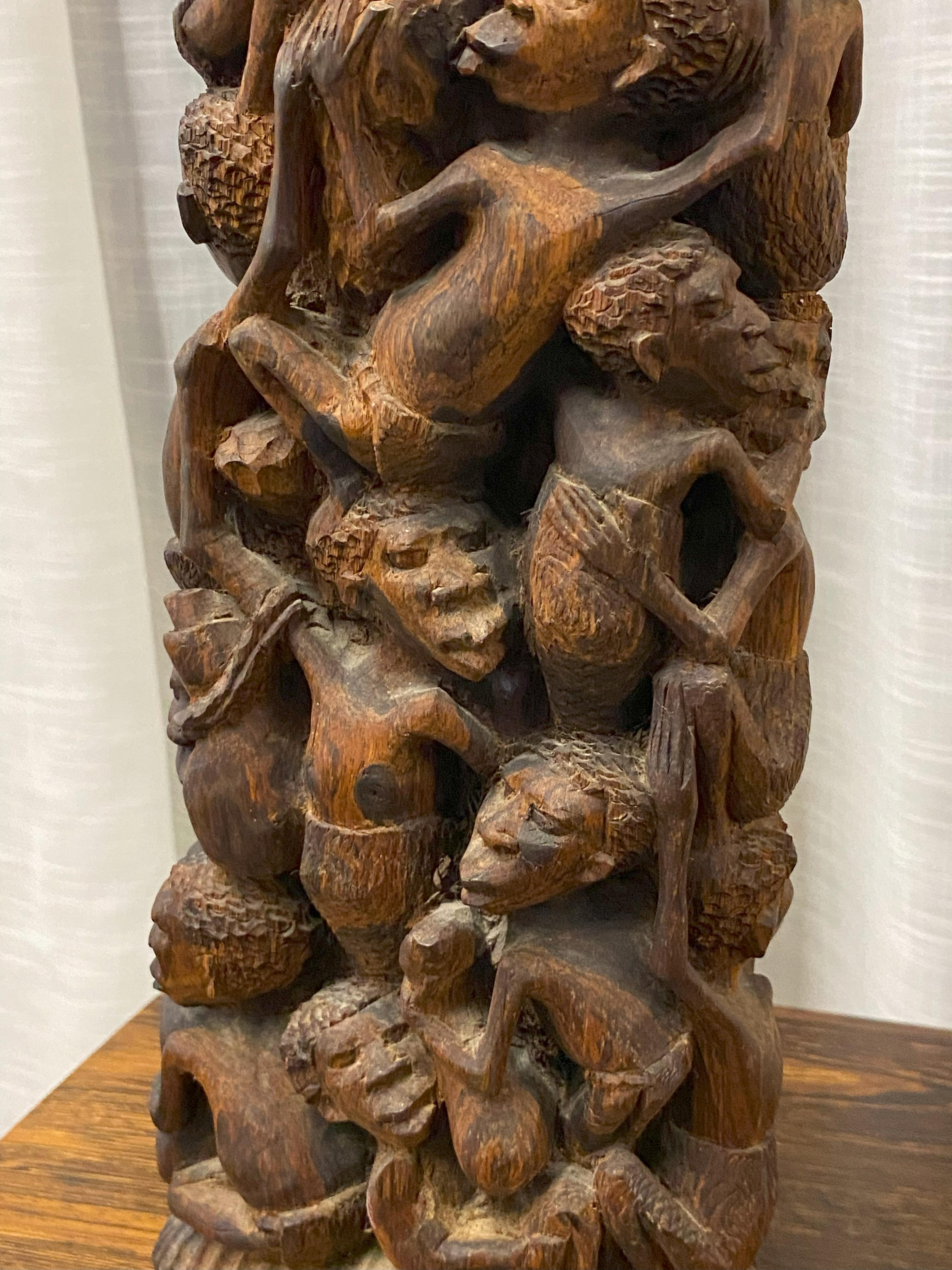 African Carved Wood 