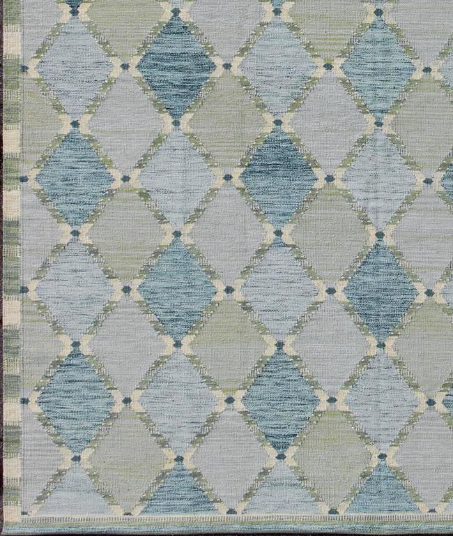 Large Scandinavian Swedish Design Rug at 1stDibs