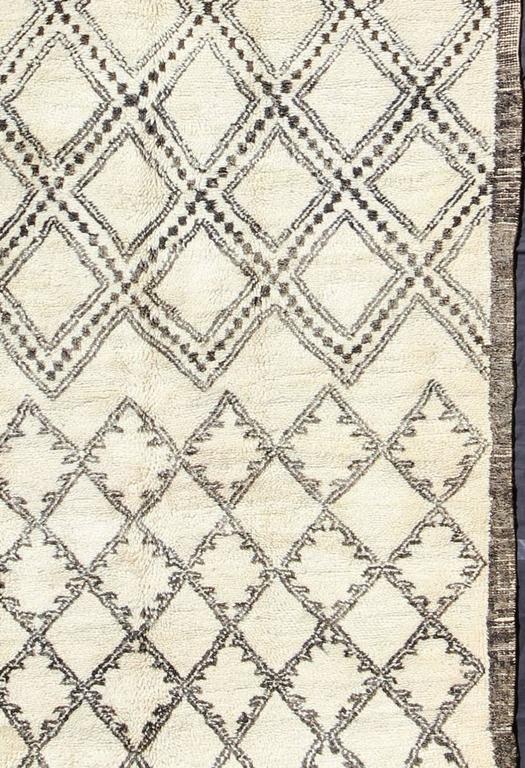 Moroccan Beni Ourain Rug at 1stDibs