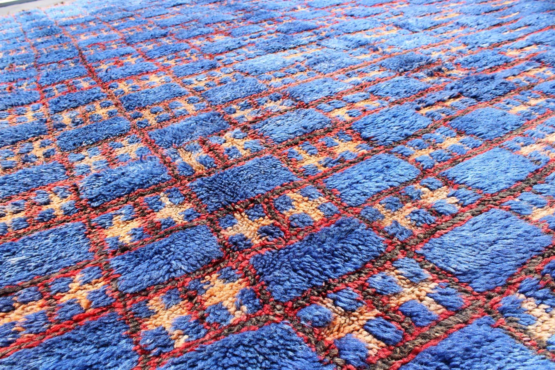 Marokkanischer Vintage-Teppich im Zustand „Hervorragend“ im Angebot in Atlanta, GA
