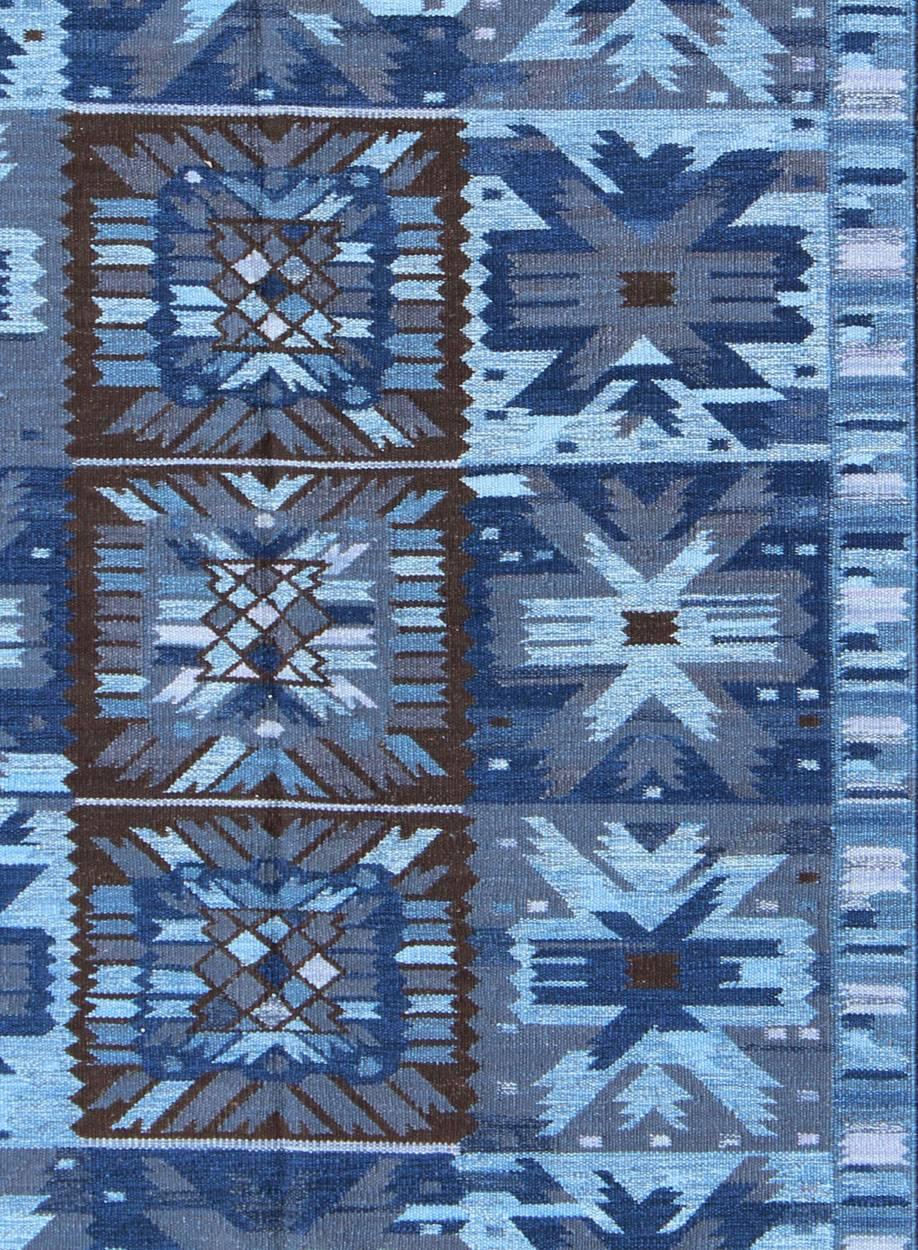 Contemporary Scandinavian/Swedish Geometric Design Rug (Indisch)