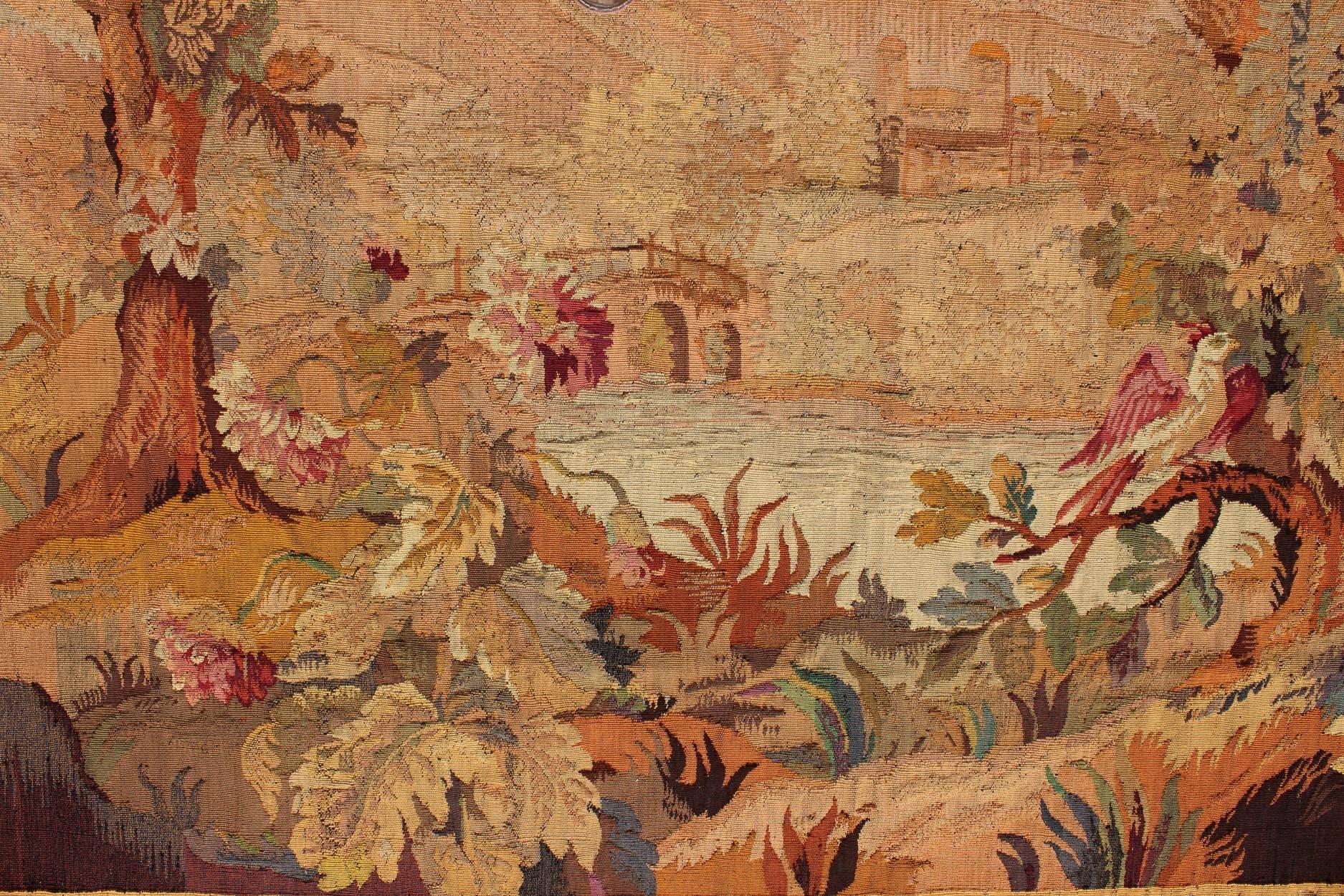 vintage french tapestry