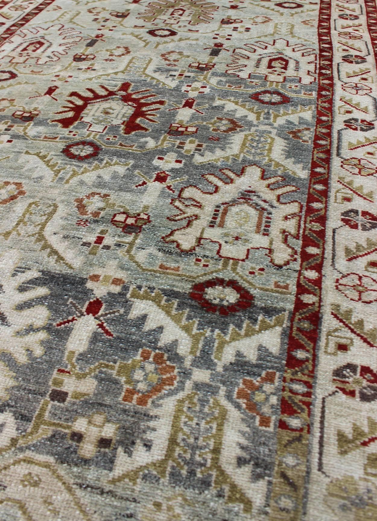 Early 20th Century Antique Persian Malayer Long Runner