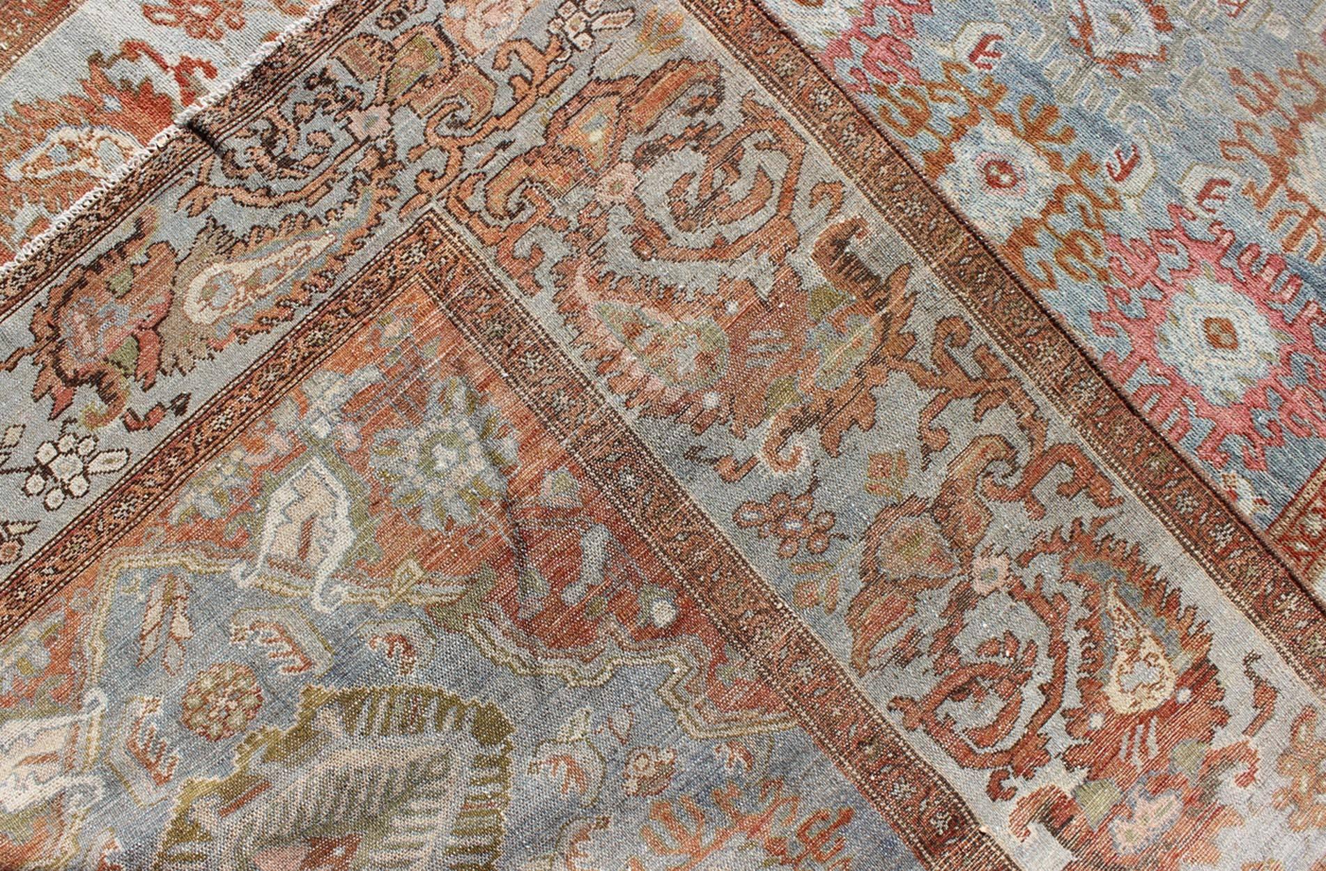 Grandoise Antique Gallery Malayer Persian Runner For Sale 1