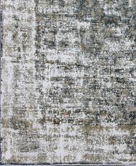 Distressed Antique Persian Rug with Abstract Modern Design
