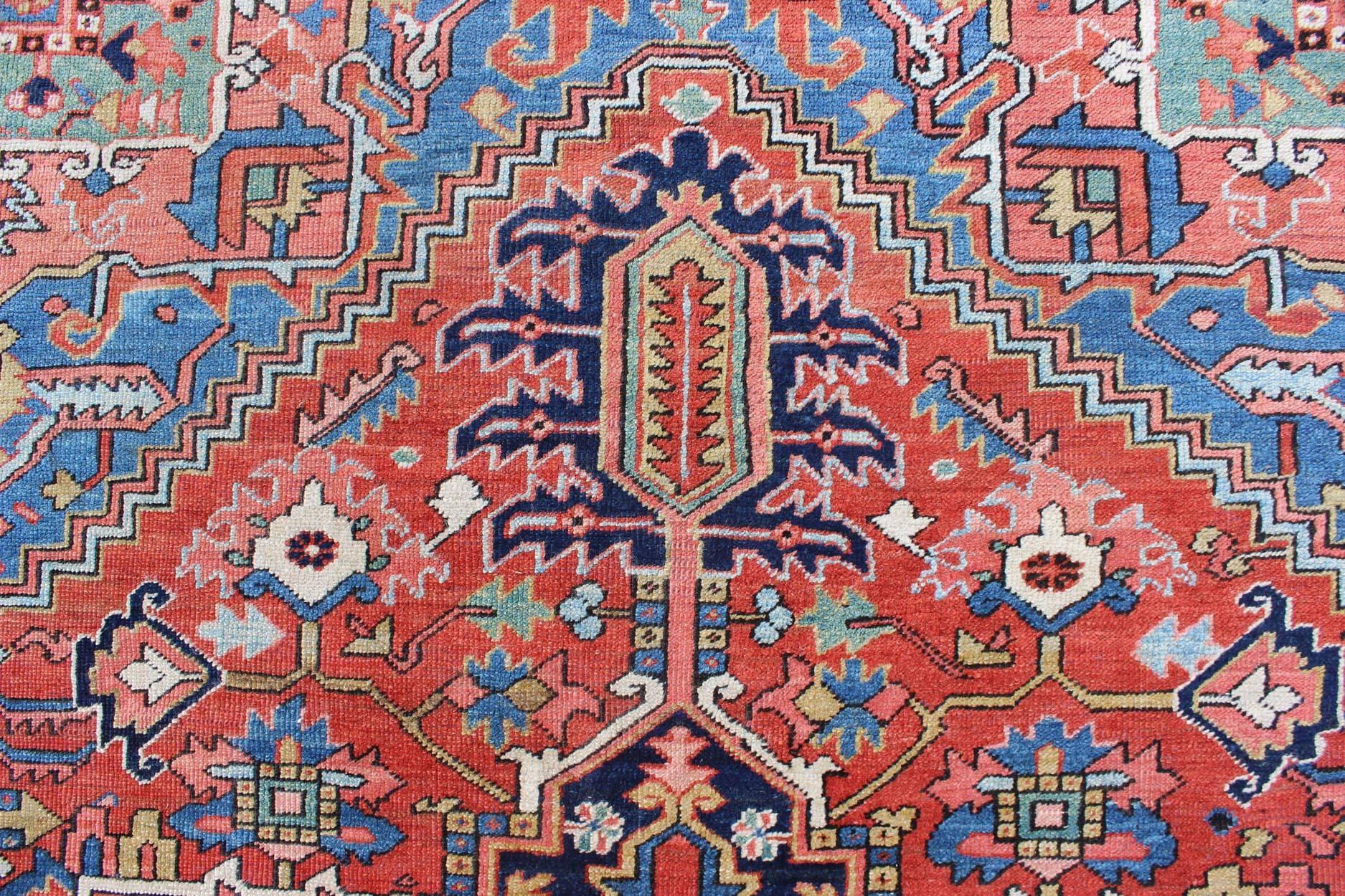 antique heriz serapi persian rugs