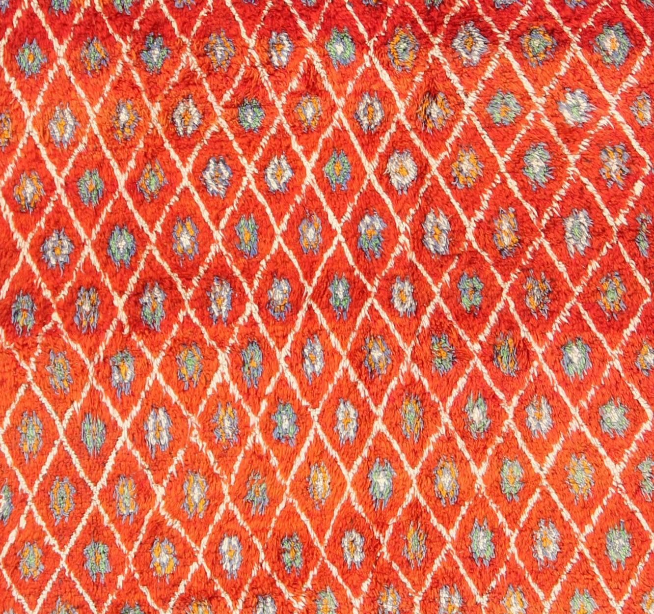 orange moroccan rugs